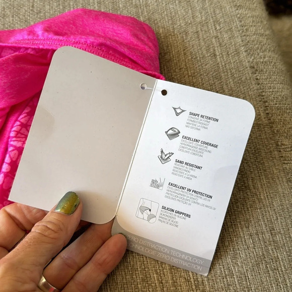 Oakley impact banded hipster hibiscus size large pink bikini bottom NWT - Picture 6 of 11